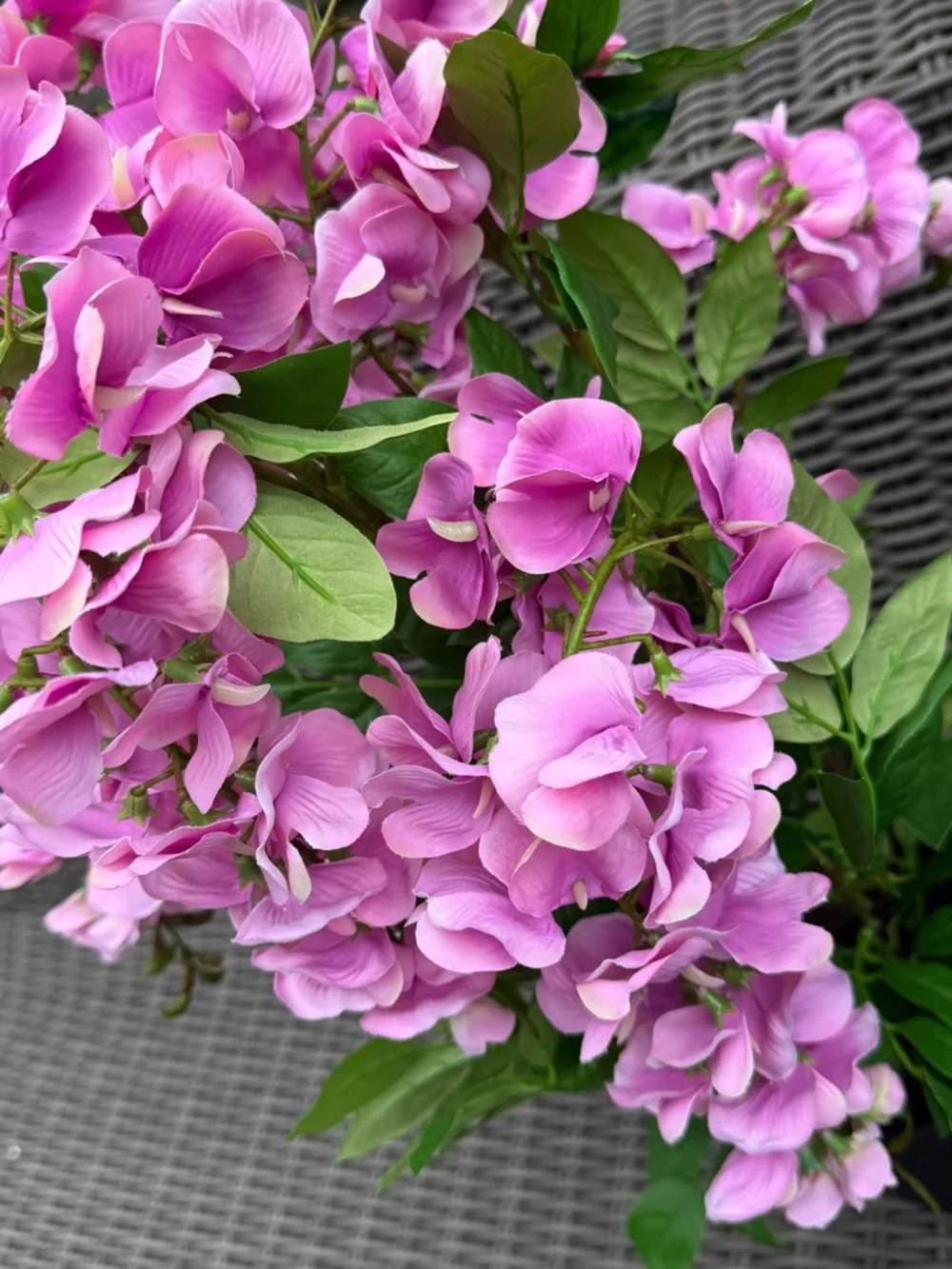 Pink Artificial Hydrangea Potted Plant - NWT